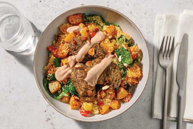 Persian Lamb Koftas & Veggie Couscous