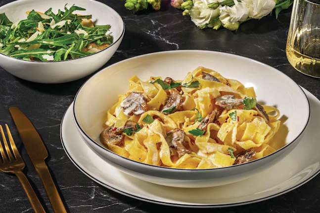 Deluxe Mushroom & Truffle Fettuccine