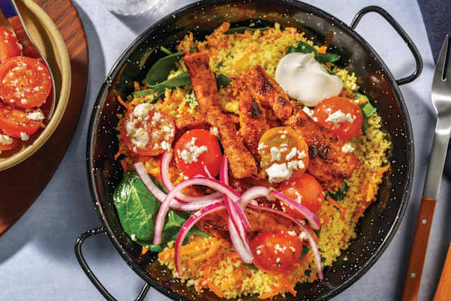 Mediterranean Pork Couscous Bowl