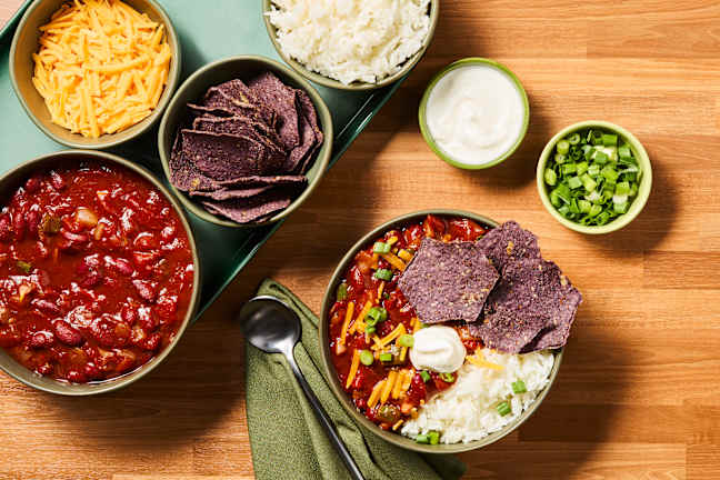 Vegetarian Chili Bar