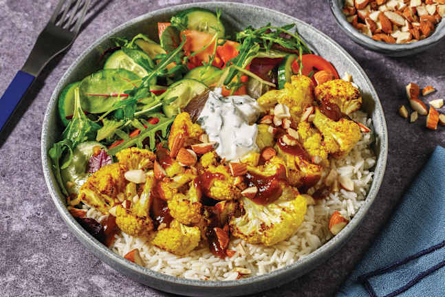 Indian-Spiced Cauliflower & Cucumber Salad