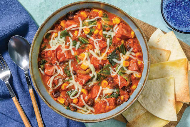 Express Tex-Mex Chorizo & Black Bean Stew