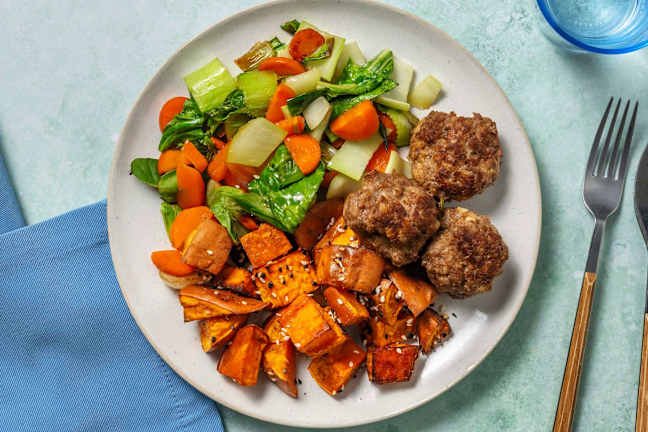 Sweet Chilli-Ginger Beef Rissoles