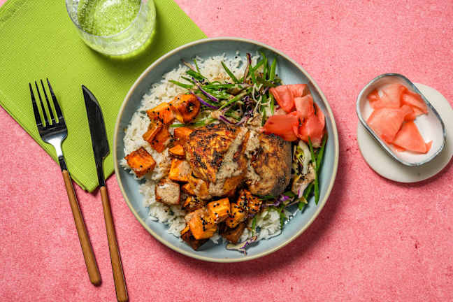 HelloHero: Sesame Chicken & Rice Bowl