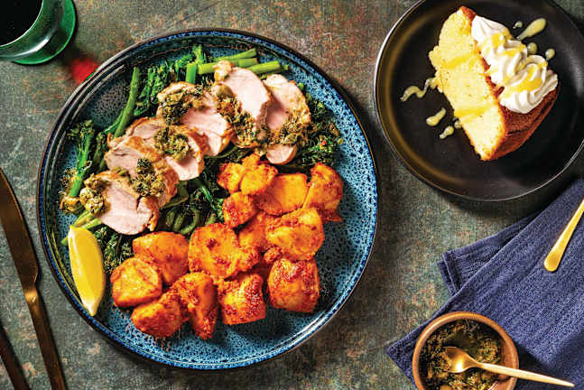 Pork Tenderloin & Caper Lemon Sauce for Dinner