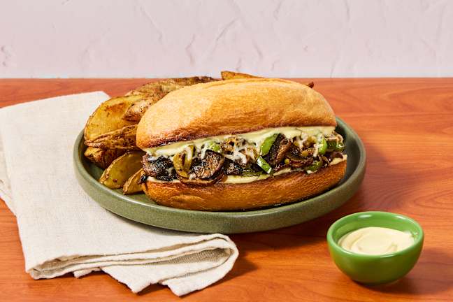 Mushroom & Mozzarella Hoagies