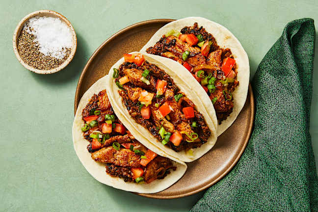 Cumin-Spiced Pork & Onion Tacos