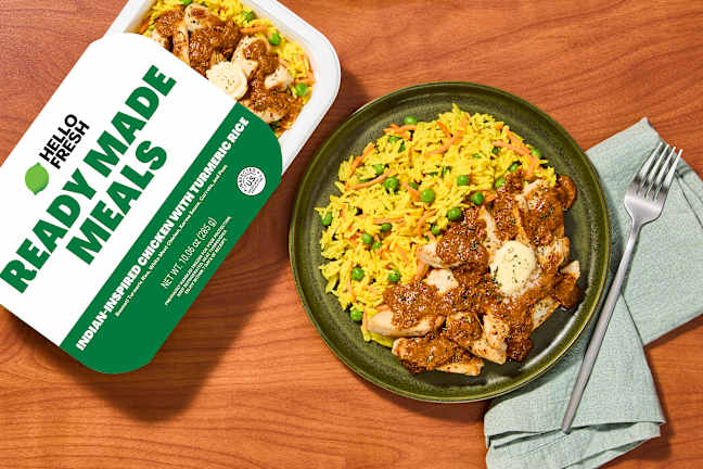 Indian-Inspired Chicken with Turmeric Rice