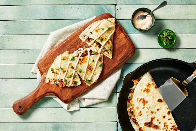 Smoky BBQ Chicken Quesadillas