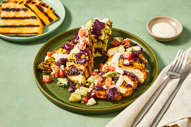 Shawarma Chicken & Grilled Cabbage