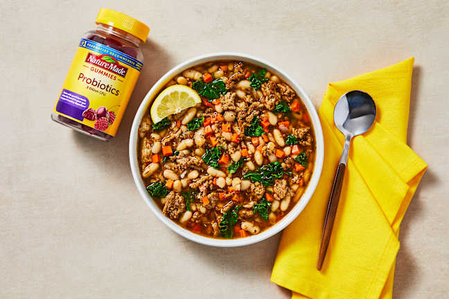 One-Pot Pork Cannellini Kale Soup