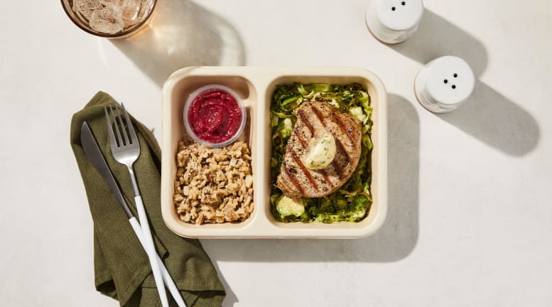 Cranberry-Apple Pork Chop