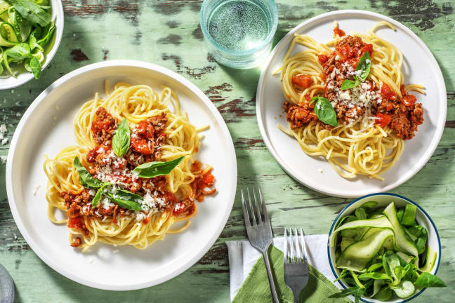 Spaghetti à la bolognaise express