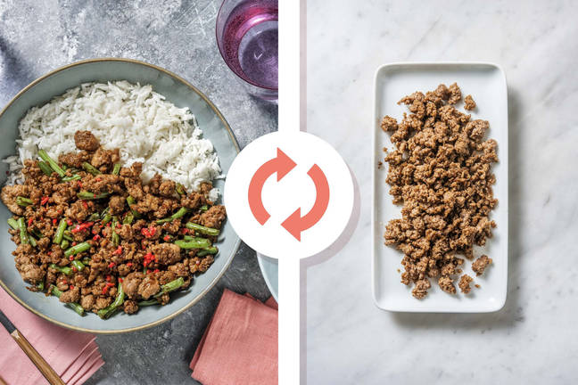 Thai Style Beef Rice Bowl