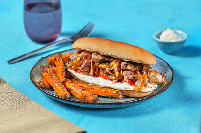 Philly-Style Beef & Cheese Subs