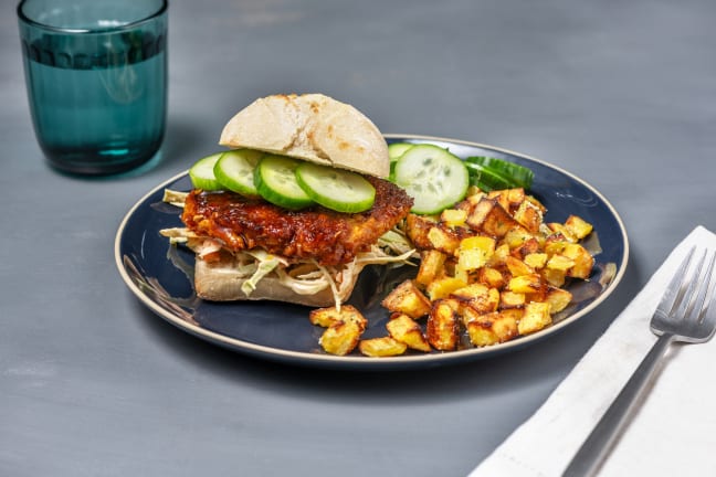 Burger végétarien miel-teriyaki