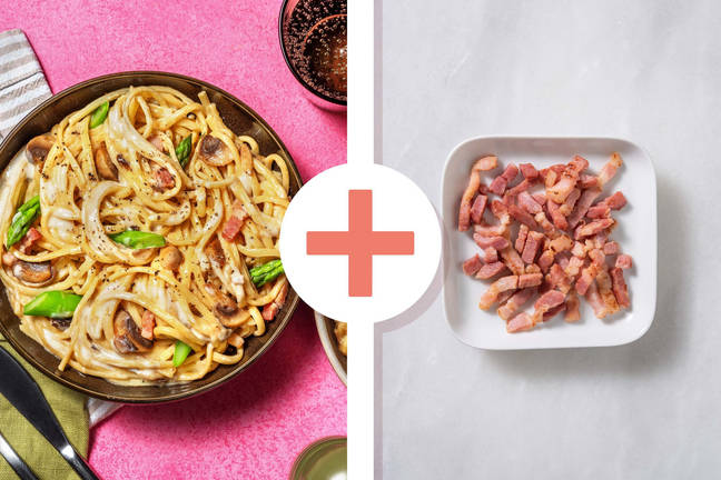 Presto Double Bacon and Mushroom Linguine