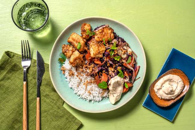 Southeast Asian Chicken & Garlic Rice