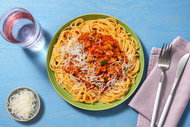 Snelle spaghetti bolognese