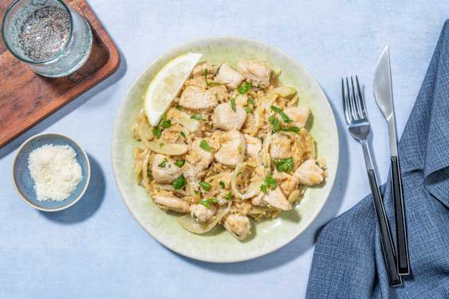 Chicken and Lemon Orzo