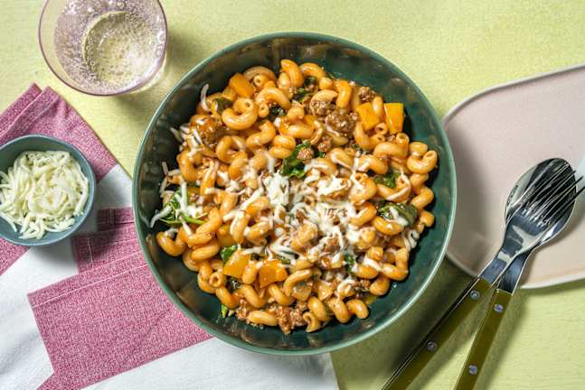 One-Pot Southwest Beef and Cavatappi