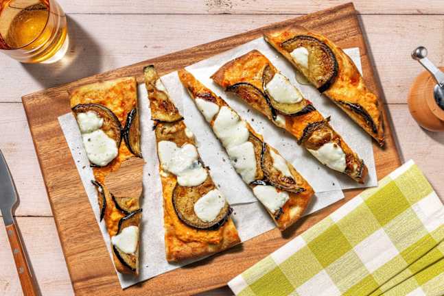 Pinsa filante alla parmigiana