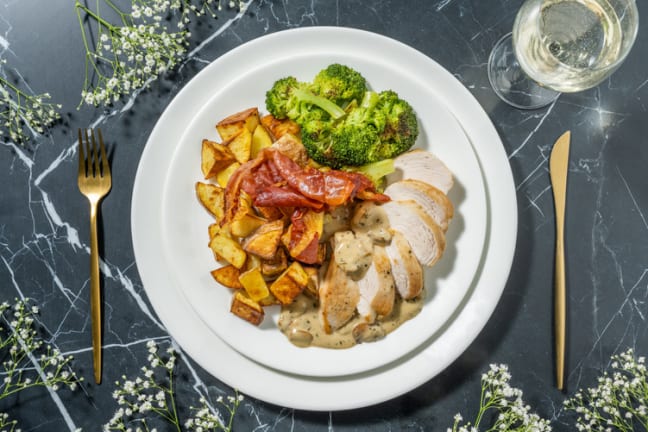 Chicken in Truffle Mushroom Sauce