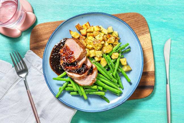 Pork Tenderloin with Balsamic Strawberry Jus