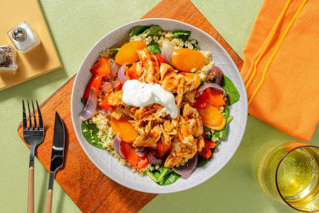 BBQ-kyllingbowl