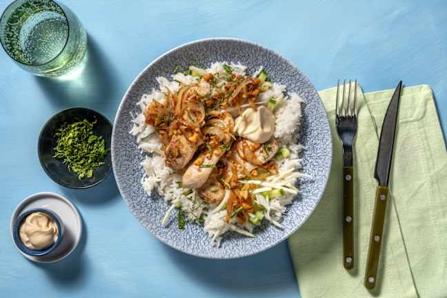 Crunchy kyllingesalat 