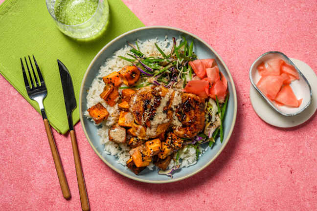 HelloHero: Sesame Chicken & Rice Bowl