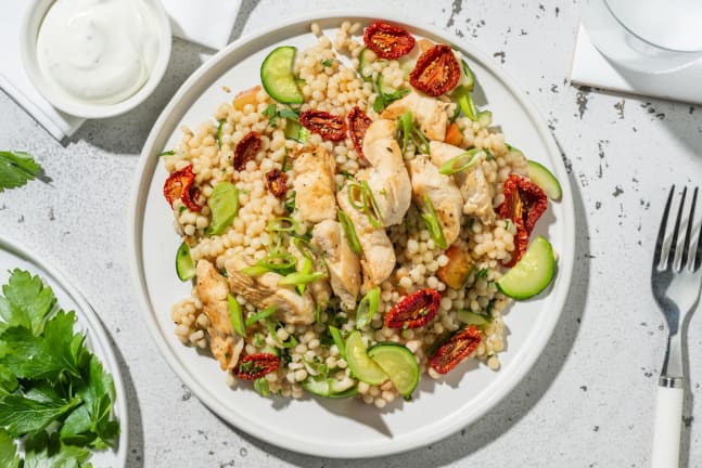 One-Pot: Hähnchen-Perlcouscous-Salat