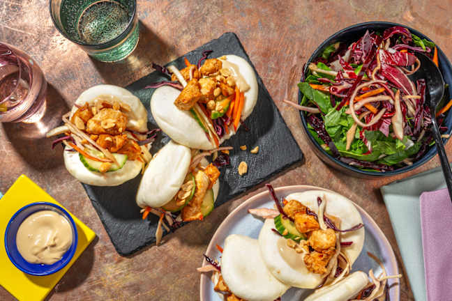 Gua bao : brioches taïwanaises au poulet