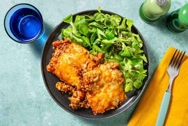 Cheesy Lentil Bake