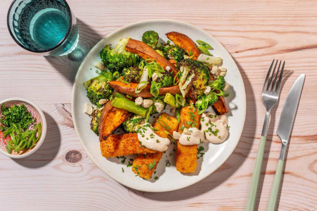 Plantaardige fish sticks met broccoli