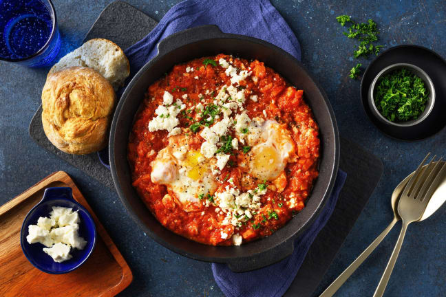 Shakshuka met verse geitenkaas