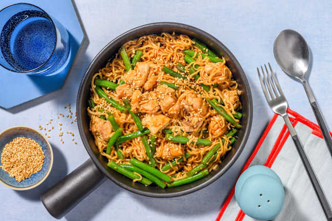 Easy Peasy Bulgogi Chicken Noodles