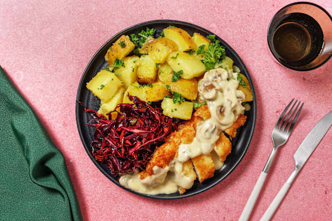 Gyllenstekt fläskschnitzel