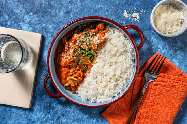Cheesy Beef Mince Ragu