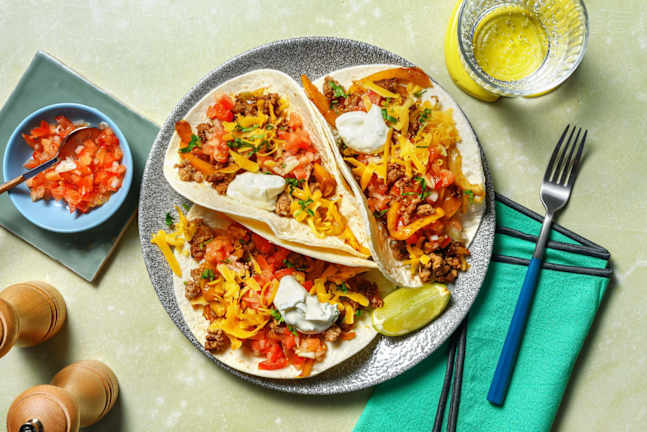 Pork and Sweet Pepper Tacos
