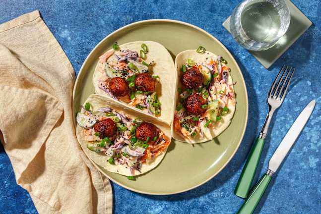 Sweet-Soy Falafel Tacos