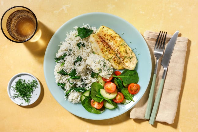 Greek-Inspired Roasted Fish and Shrimp Dinner