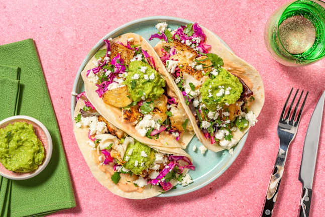 Tacos de poisson poêlés à la Baja