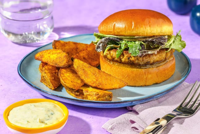 Indian-Spiced Pork Burgers