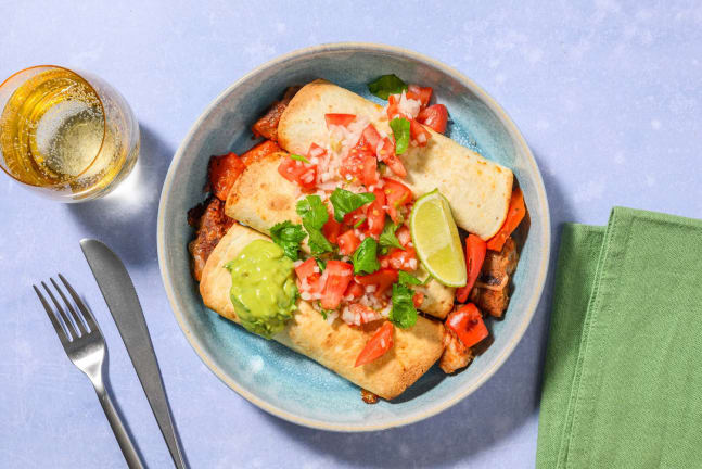 Taquitos acidulés avec mozzarella à base de plantes