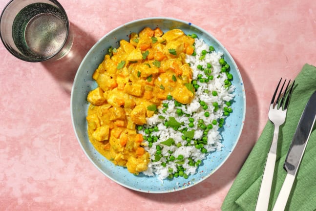 SuperQuick Butter Chicken-Inspired Rice Bowls