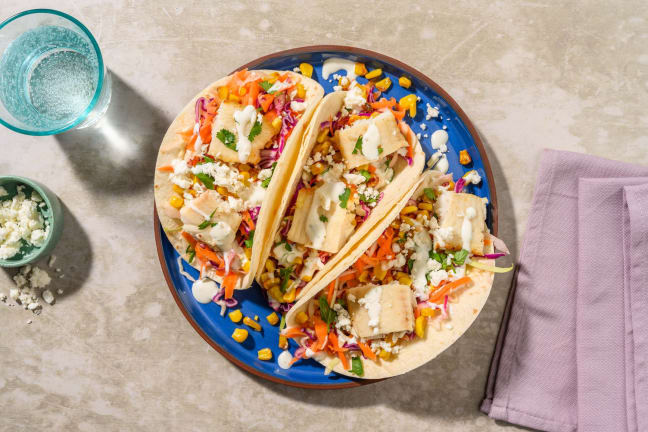 SuperQuick Baja-Inspired Tilapia Tacos