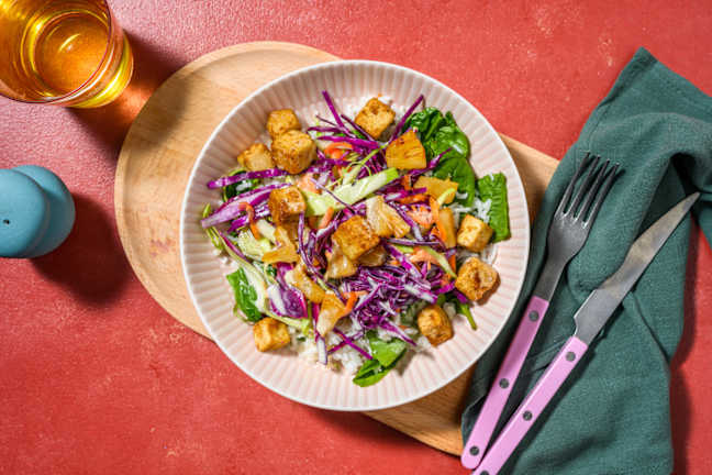 Caribbean Tofu & Creamy Coconut Sauce