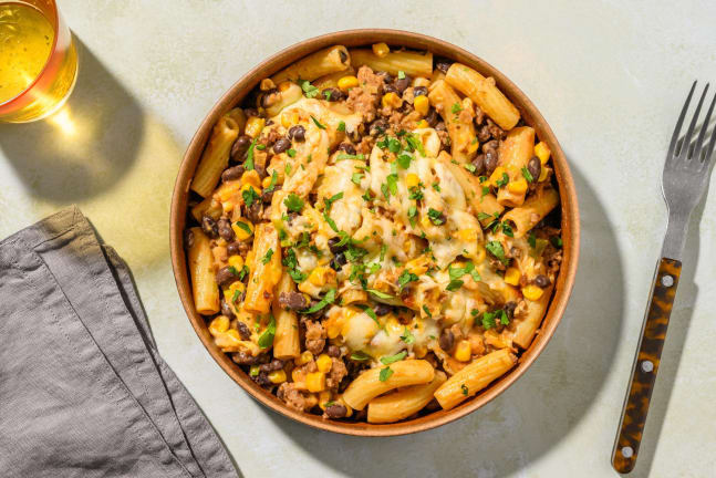 Tex-Mex pastagratin med plantefars