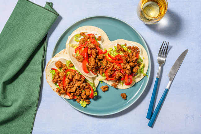 Thai Style Spiced Pork Tacos